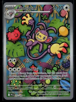 Ambipom 107/094 Phantasmal Flames Illustration Rare Pokemon - Image 1