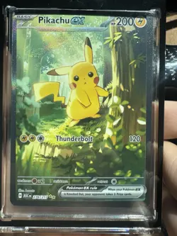 Pokemon TCG Ascended Heroes Pikachu EX SIR 276 Holo NM English - Image 1
