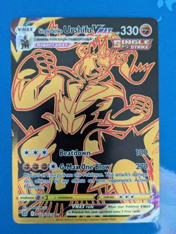 Single Strike Urshifu VMAX TG29/TG30 -Brilliant Stars Trainer Gallery Pokemon NM - Image 2