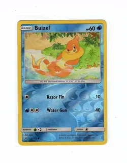 Buizel 22/73 Shining Legends Reverse Holo - Pokemon Card - Image 1