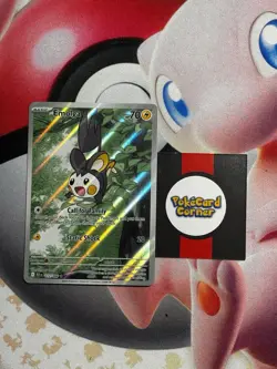 Pokemon Emolga TCG Illustration Rare Black Bolt Sv: Emolga 112/086 NM Condition - Image 1