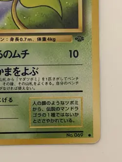 Bellsprout No.069 Jungle Old Back vintage Japanese Pokemon Card From Japan - Image 5