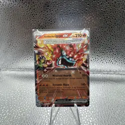 Heartflame Mask Ogerpon Ex 17/131 Prismatic Evolutions Holo Rare Pokemon Card... - Image 1