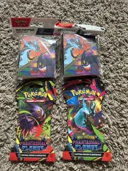 Pokemon TCG Phantasmal Flames - 4x Booster Packs - Image 1