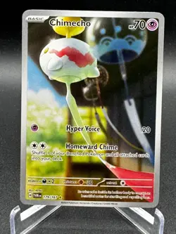Chimecho 179/167 Illustration Rare Twilight Masquerade Pokemon NM - Image 1