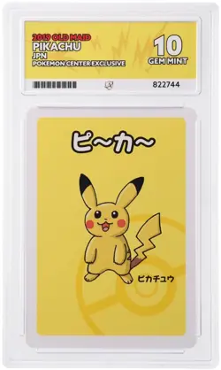 ACE 10 Pikachu 2019 Old Maid Pokemon Center Exclusive Japanese - Image 1