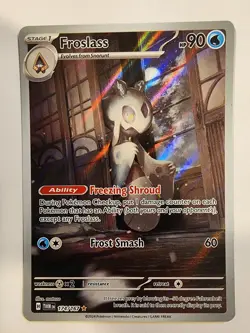 Froslass 174/167 SV06: Twilight Masquerade Illustration Rare Pokemon Card MINT - Image 1