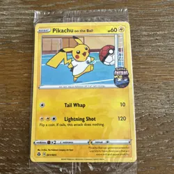 Pikachu on the Ball 001/005 Pokemon Card Sealed Promo Futsal - Image 1