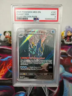 Pokemon Clawitzer 141/132 I.R PSA Mint 9 Mega Evolution - Image 1