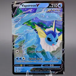 Vaporeon V - SWSH150 Promo SWSH: Sword & Shield Promo Cards Pokemon TCG MP - Image 1
