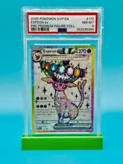 PSA 8 - 2025 Pokemon SVP Espeon ex Promo #175 - Image 1