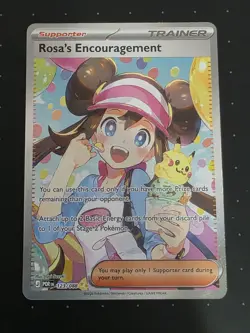 Pokemon TCG: Perfect Order- Rosa's Encouragement 123/088 SIR - NM/M - Image 1