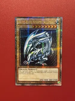 LP QCSR MP24-EN001 Blue-Eyes White Dragon Quarter Century Secret Rare QCR - Image 1