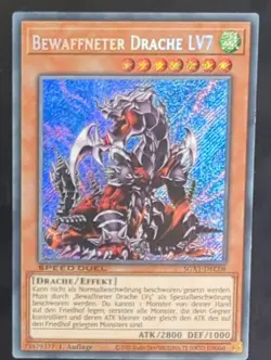 Bewaffneter Drache LV7 SGX1-DEC08 Secret Rare DE NM YUGIOH - Image 1