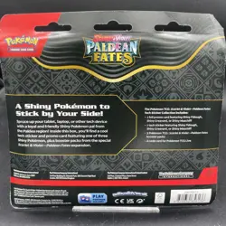 Pokemon Paldean Fates Tech Sticker Collection 3 Booster Pack Blister- Fidough - Image 2