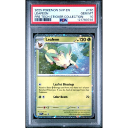 Leafeon 170 PSA 10 Cosmos Holo 2025 Pokemon Scarlet & Violet - Image 1