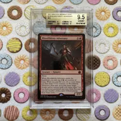 BGS 9.5 GEM MINT MTG 2021 Bloodthirsty Adversary #129 Mythic Rare - Image 1