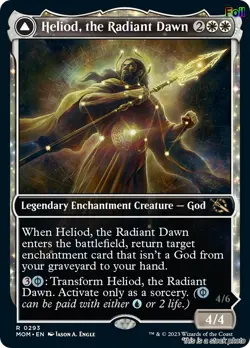 Heliod, the Radiant Dawn (Showcase) [MOM - 293] - LP [Foil] TCG MTG - Image 1