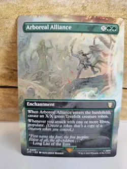 MTG Arboreal Alliance Commander Lord of the Rings #497 - Image 1