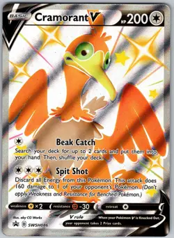 Cramorant V SWSH086 Holo Promo Sword & Shield Promo Pokemon Near Mint - Image 1