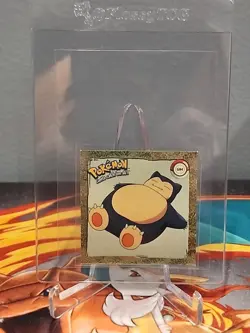 1999 Pokemon Artbox Series 1 Gold Sticker Snorlax #G04 - Image 3
