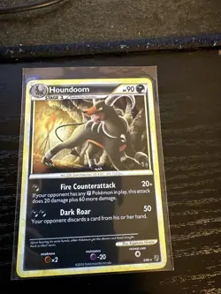 Pokemon Houndoom EX Full Art #153 XY Breakthrough & Houndoom Undaunted #5 Both - Image 3