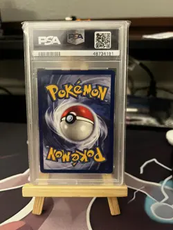1999 POKEMON GAME MOVIE MOVIE PROMO #5 DRAGONITE PSA 9 - Image 2