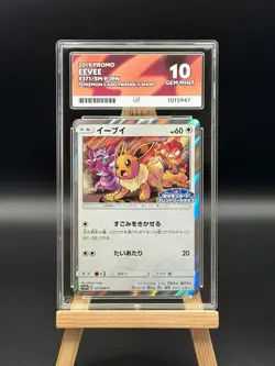 Eevee - 371 / SM-P - Friendly Shop Promo - 2019 - ACE 10 - Japanese Pokemon - Image 1
