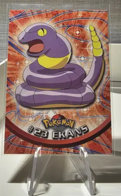 Pokemon Topps TV Animation Edition Ekans #23 NM - Image 1