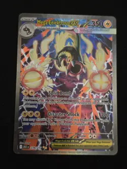 Pokemon TCG Mega Eelektross EX 278/217 Cosmic Eclipse Secret Rare Holo FA HP350 - Image 1