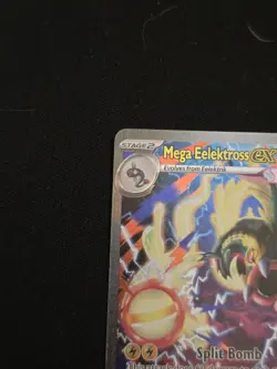 Pokemon TCG Mega Eelektross EX 278/217 Cosmic Eclipse Secret Rare Holo FA HP350 - Image 3