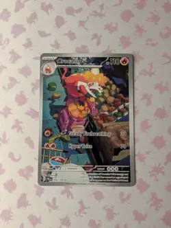 Crocalor 202/193 Sv02: Paldea Evolved Art Rare Pokemon TCG - Image 1