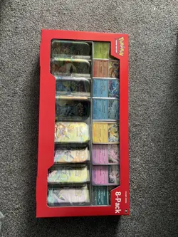 Pokemon Evolutions Mini Tins Prismatic, 8-Pack, Art Set, Sealed x8 Brand New Box - Image 1