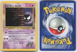 Sabrina's Gastly 96/132 Common Gym Challenge Pokemon Unlimited MP - Image 3