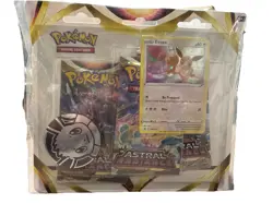 Pokemon TCG Sword & Shield Astral Radiance 3 Pack Blister Packs w/Eevee coin - Image 1