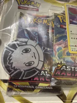 Pokemon TCG Sword & Shield Astral Radiance 3 Pack Blister Packs w/Eevee coin - Image 2