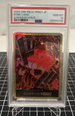 PSA 10 Sakazuki GOLD DON!! PRB-01 - One Piece - Premium Booster - The Best - Image 2