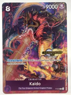 Kaido P-010 EN ONE PIECE TCG 2023 Championship Celebration-NM - Image 1