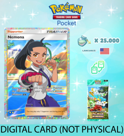 Pokemon TCG Pocket - Nemona Full Art Card (English) - Image 1