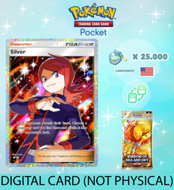 Pokemon TCG Pocket - Silver Full Art Card (English) - Image 1