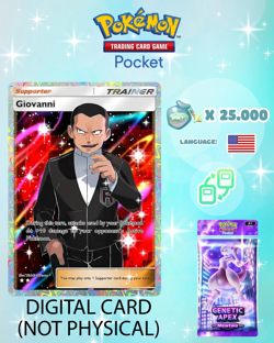Pokemon TCG Pocket - Giovanni Full Art Card (English) - Image 1