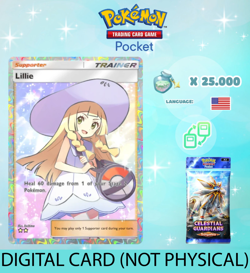 Pokemon TCG Pocket - Lillie Full Art Card - Celestial Guardians (English) - Image 1