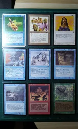 MTG Magic The Gathering Cards Vintage Mixed Lot x9 1994-1995 WotC LP-MP - Image 1