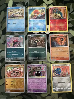 9 Reverse-Holo Tomokazu Komiya Pokemon TCG Card Lot - Image 1
