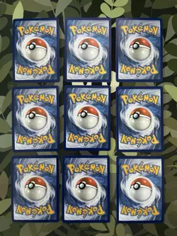 9 Reverse-Holo Tomokazu Komiya Pokemon TCG Card Lot - Image 2