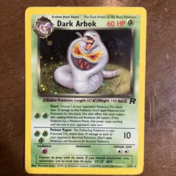 Dark Arbok Team Rocket Holo Rare 2/82 2000 Pokemon TCG English Card - Image 1