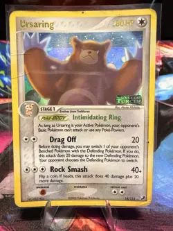 Pokemon Ursaring 80HP EX Unseen Forces 18/115 Rare Stage 1 Pokemon TCG Card - Image 1