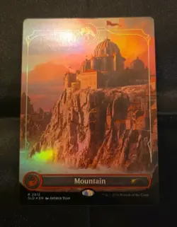 MTG Mountain (Foil) Secret Lair D&D: Lands of the Forgotten Realms 2512 NM - Image 1