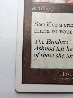 MTG Ashnod's Altar (6ED) Classic Sixth Edition Regular Uncommon 27/350 - Image 3