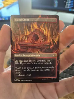 Blood Crypt (Borderless) MTG [Lorwyn Eclipsed] Near Mint - Image 2
